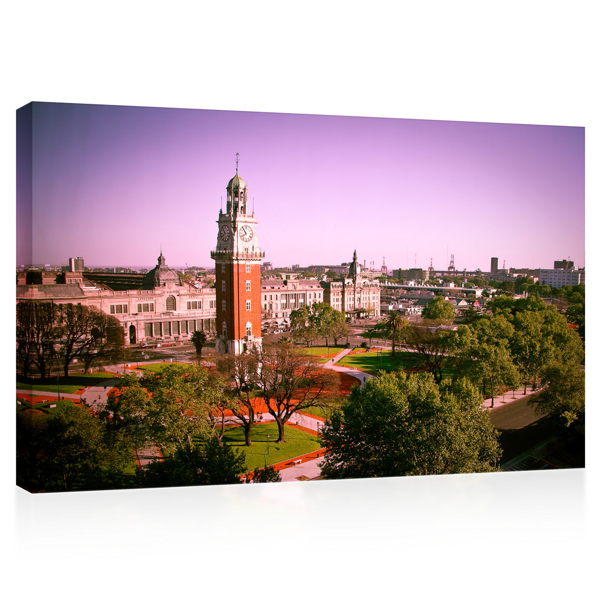 Canvas Print - Fasad av en byggnad, Buenos Aires CityScape #E0256