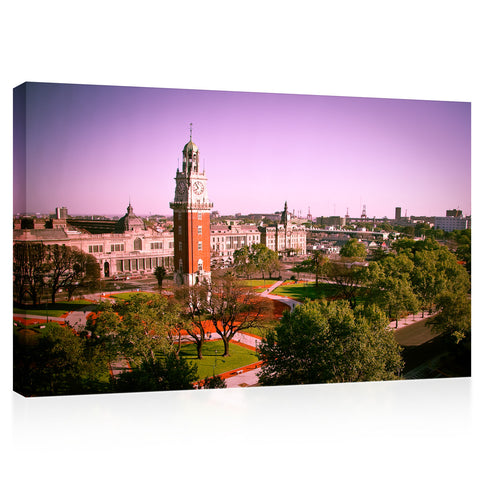 Canvas Print - Fasade af en bygning, Buenos Aires Citycape #E0256