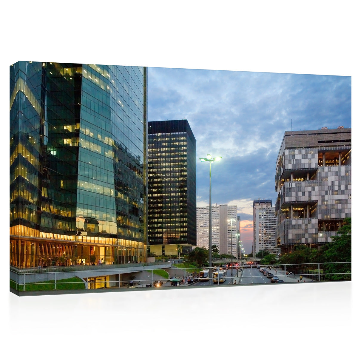 Canvas Print - Moderner Rio de Janeiro Cityscape #e0245