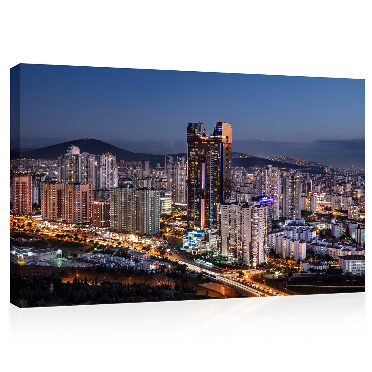 Canvas Print -  Istanbul Financial Center Cityscape #E0293