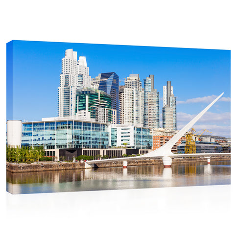 Canvas Print - Puerto Madero District van Buenos Aires #E0259