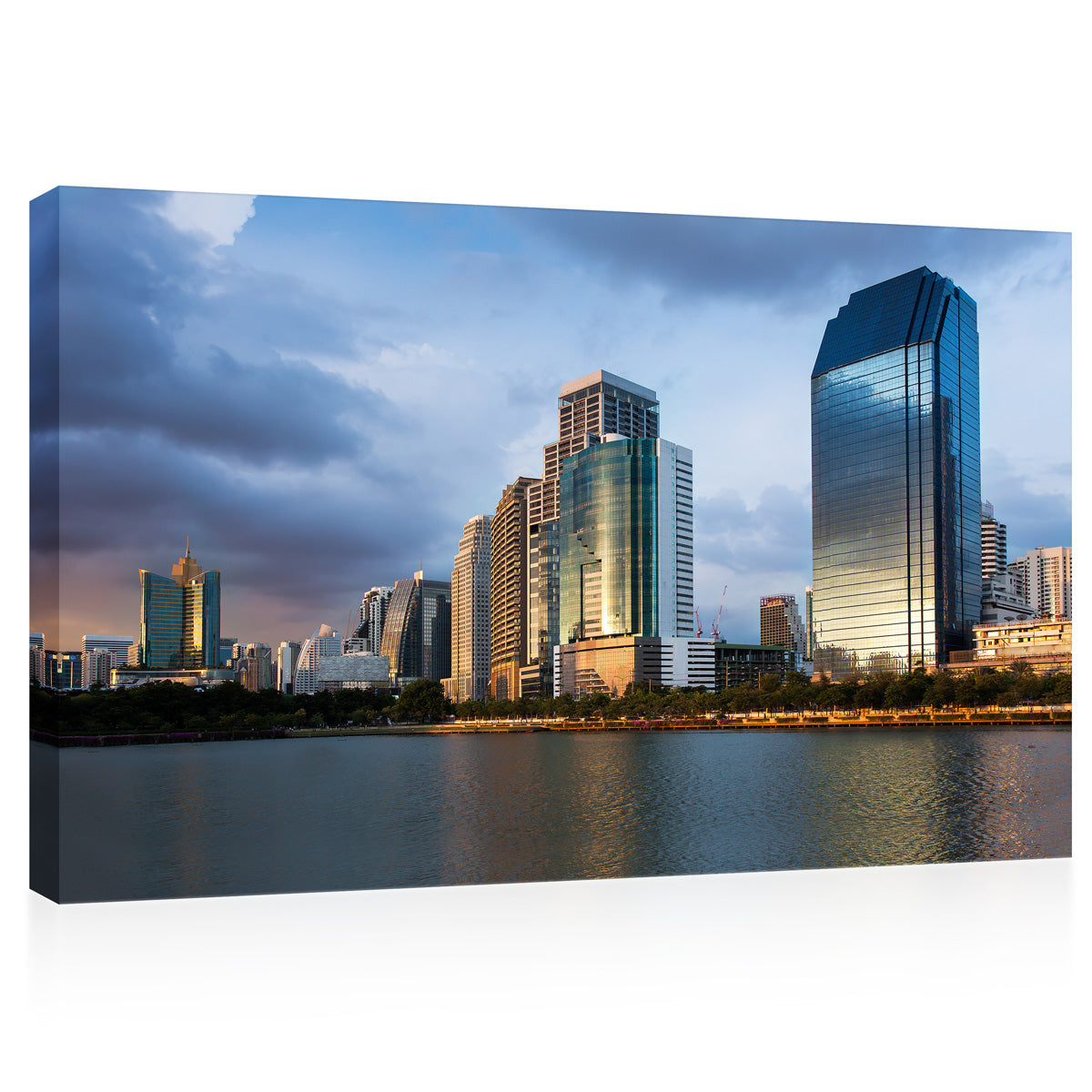 Canvas Print - Bangkok Cityscape ، Business District #E0306