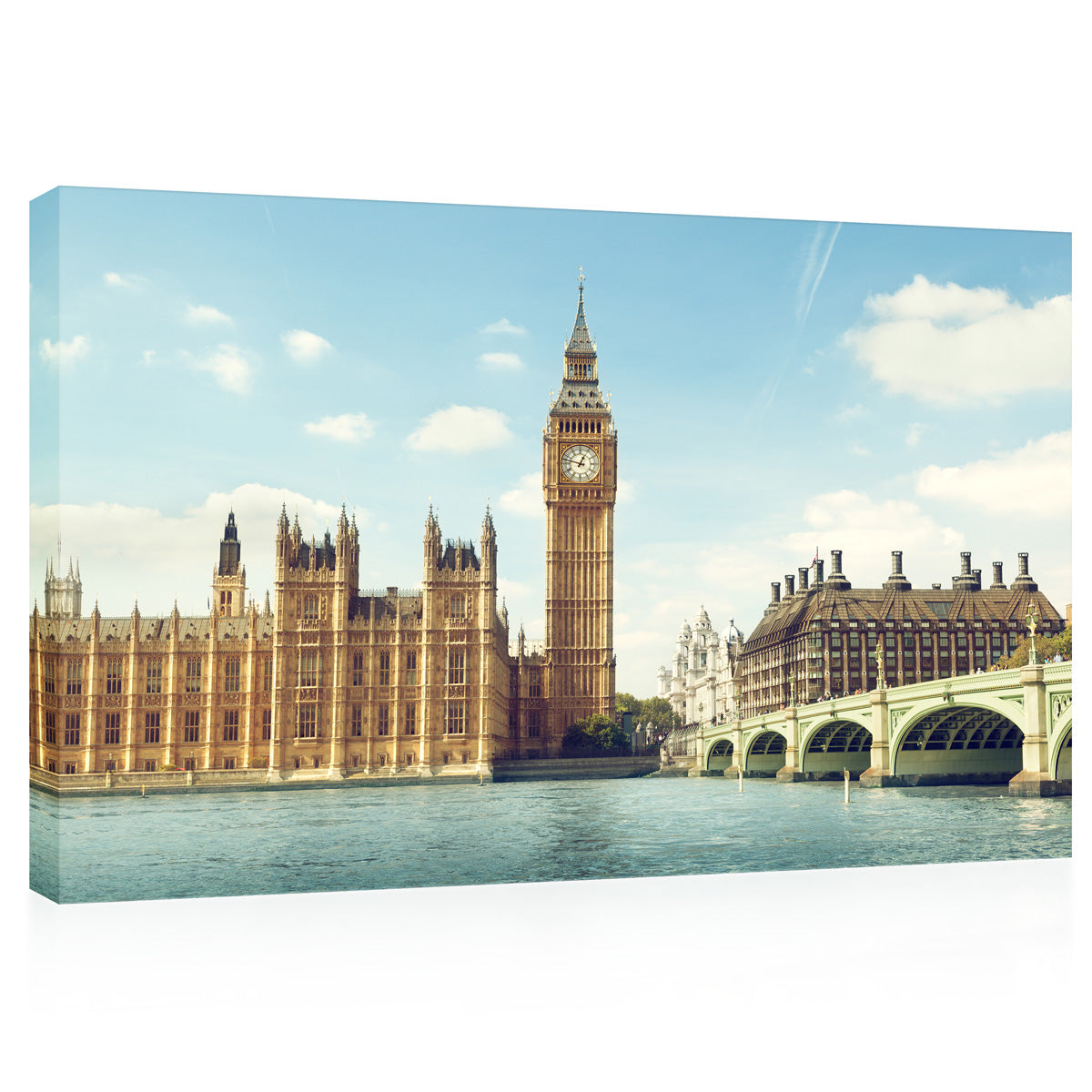 Impressão de tela - Big Ben Skyline, Londres #E0268