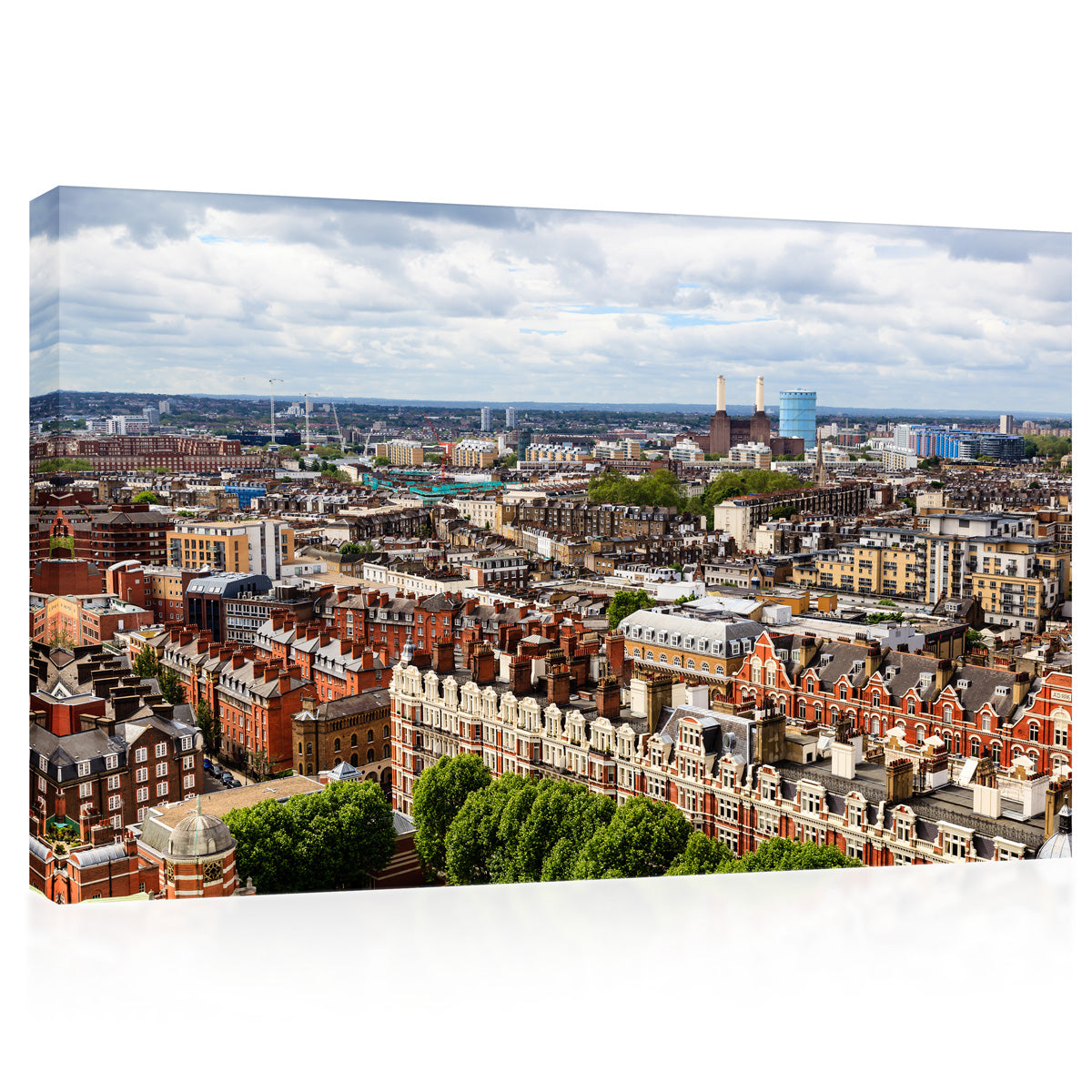 Canvas Print -Aerial View Westminster London＃E0266