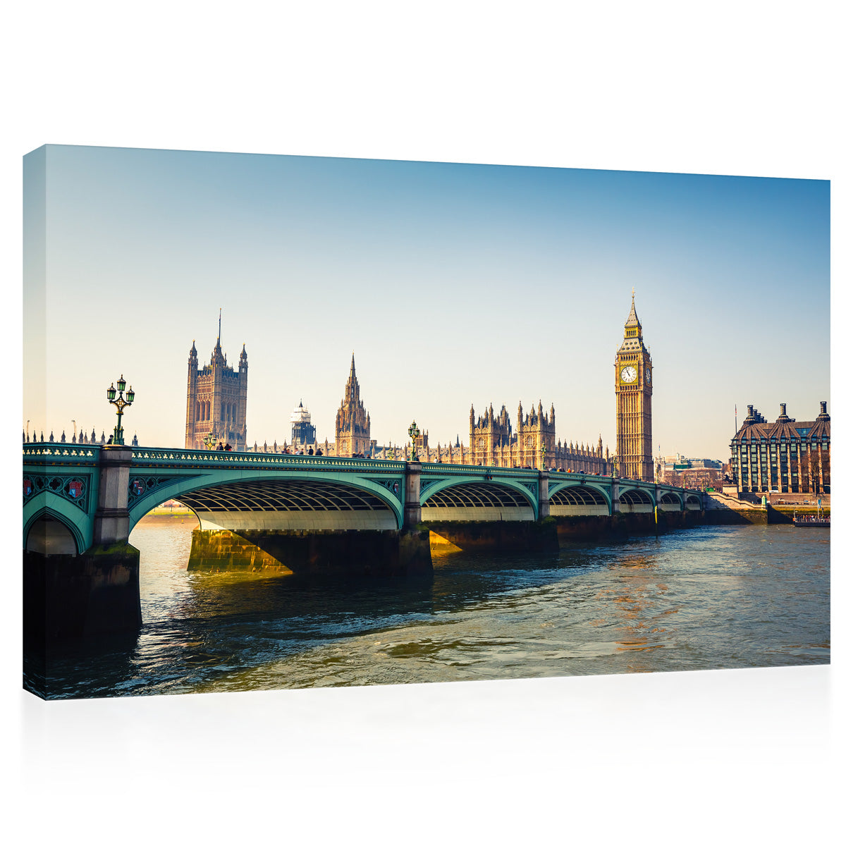 Impression sur toile - Big Ben et les maisons du Parlement Cityscape #E0270