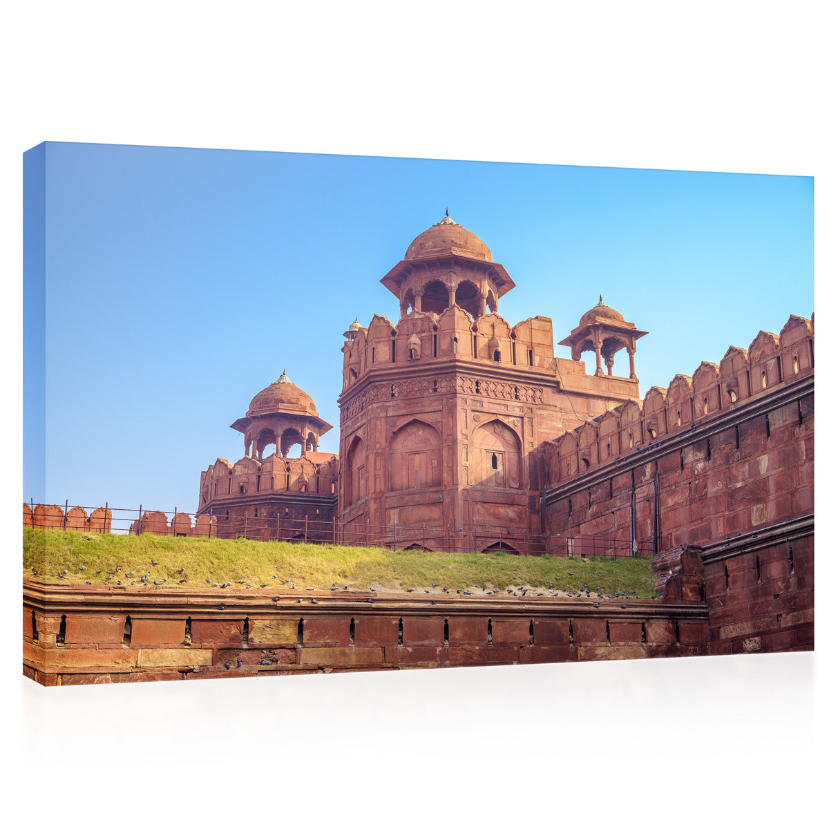 Impression sur toile - Lal Qila, Delhi, Inde #E0457