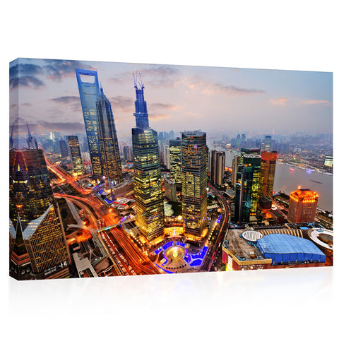 Canvas Print -  Lujiazui Cityscape, Shanghai, China #E0464