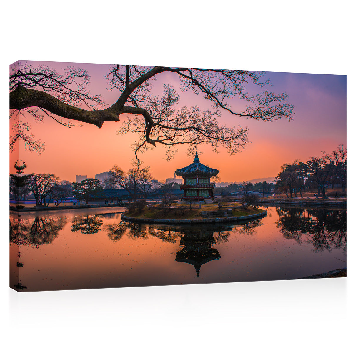 Print Canvas - قصر Gyeongbokgung ، سيول ، كوريا الجنوبية #E0441