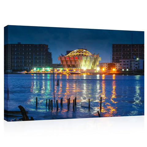 Canvas Print -  Nigeria Skyline at Dawn, Lagos #E0368