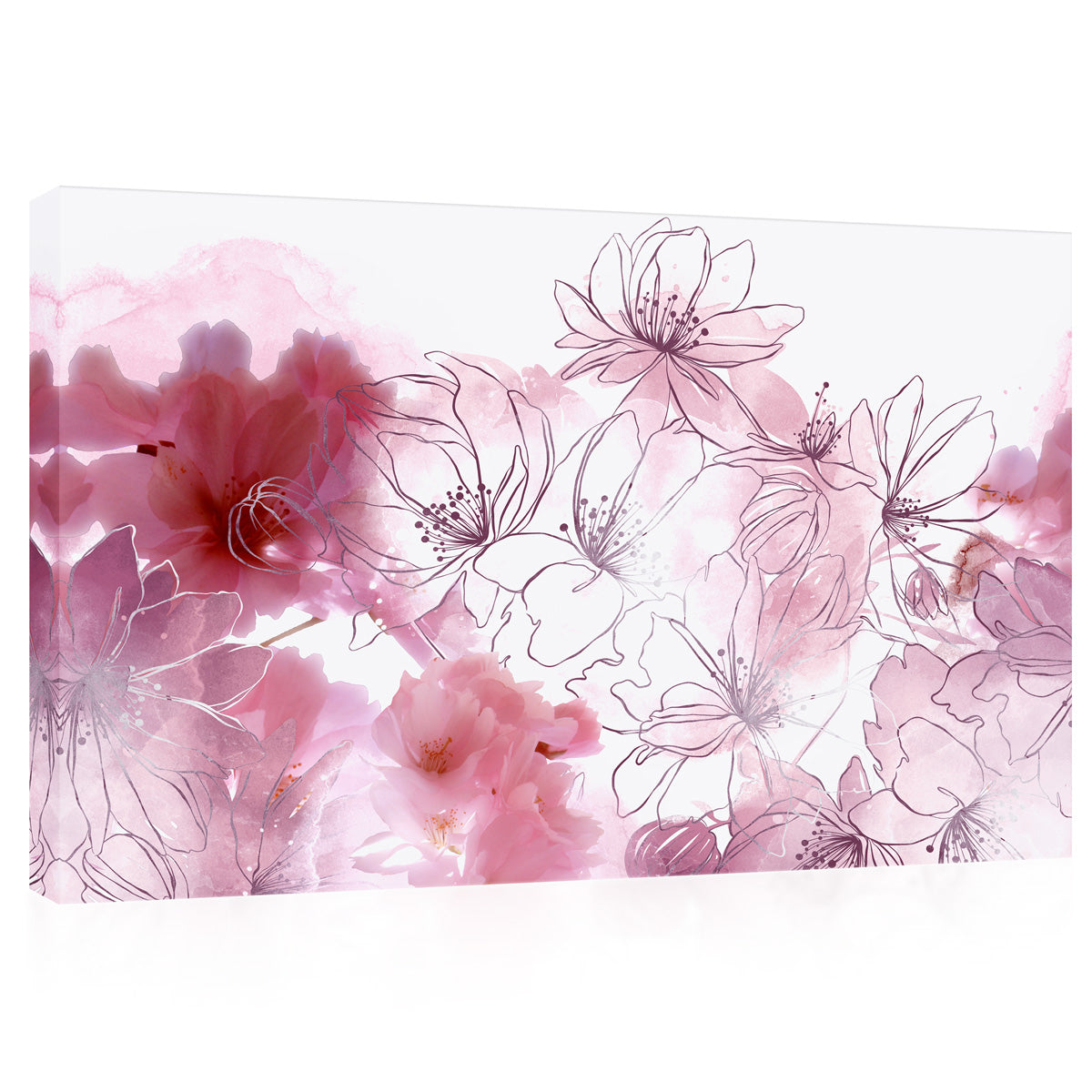 Canvas Print -  Blossom Sakura Flowers #E0881