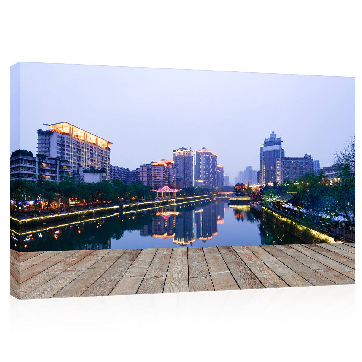 Impression sur toile - JiuYanQiao à Chengdu, Chine #E0329