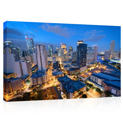 Canvas Print -  Manila Skyline, Philippines #E0424