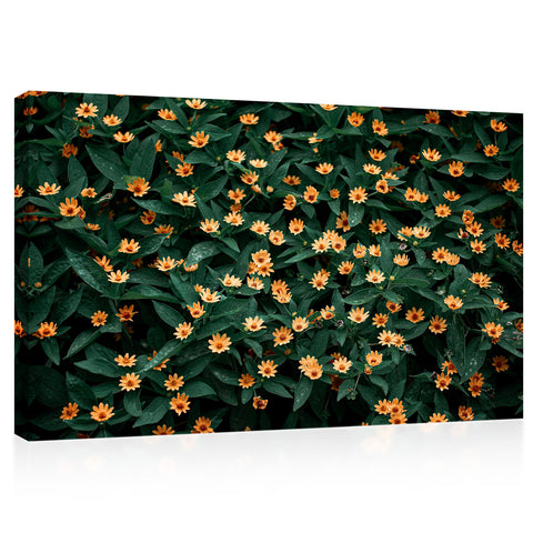 Canvas Print -  Small Orange Flowers #E0813