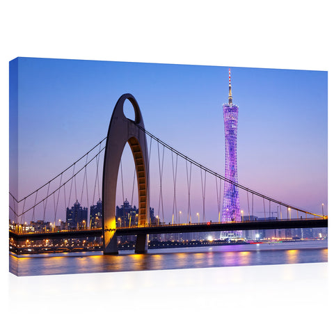 Canvas Print - Liede Bridge in Guangzhou ، China #E0439