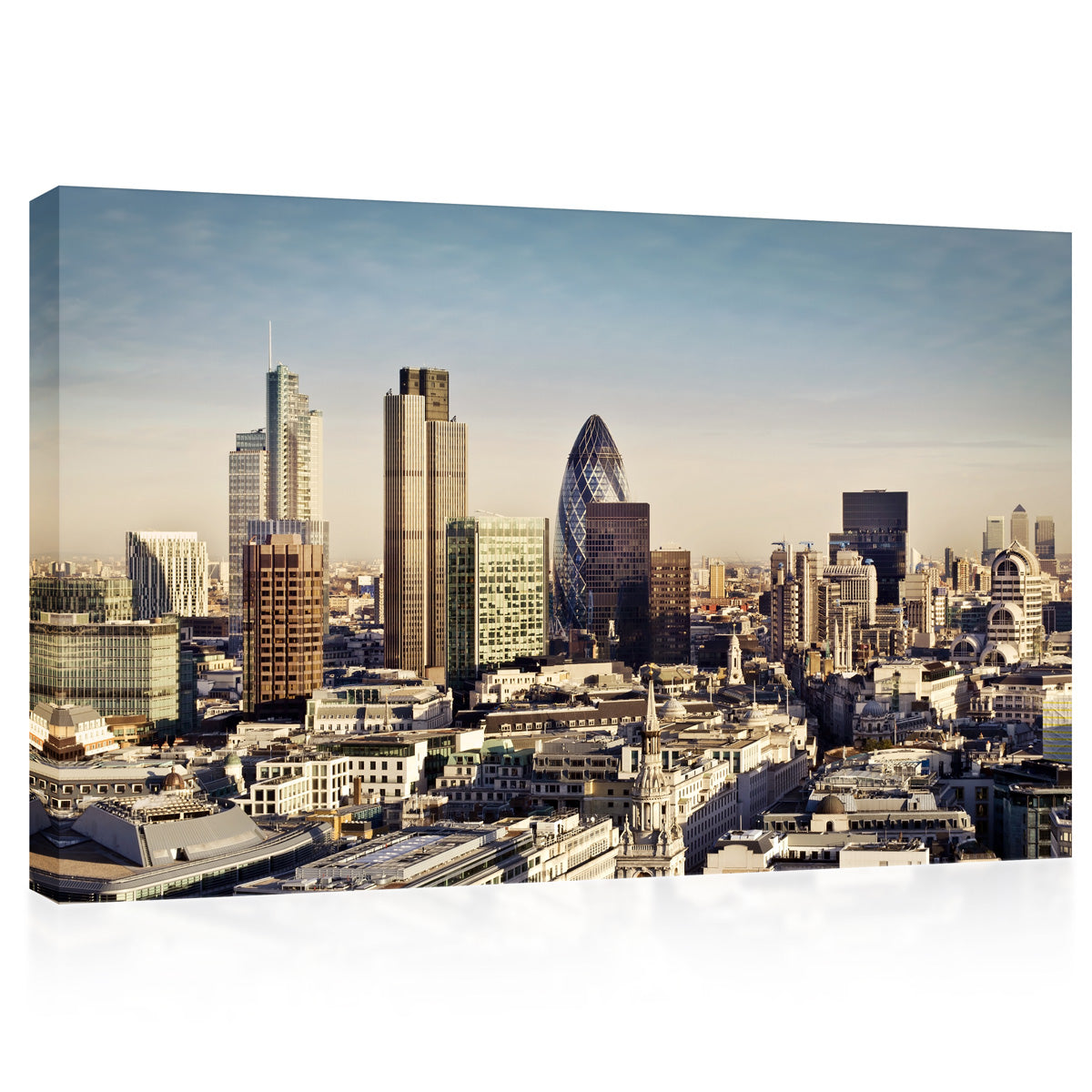 Impression sur toile - Skyline de la ville de Londres #E0261