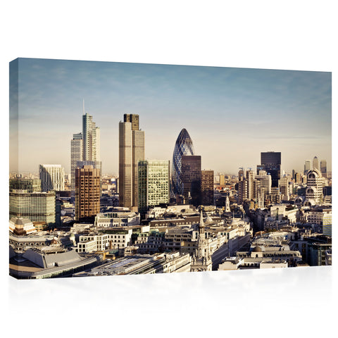 Impressão de lona - City of London Skyline #E0261