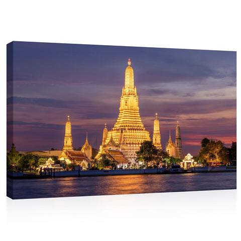 Canvas Print -  Wat Arun, Bangkok Thailand #E0301