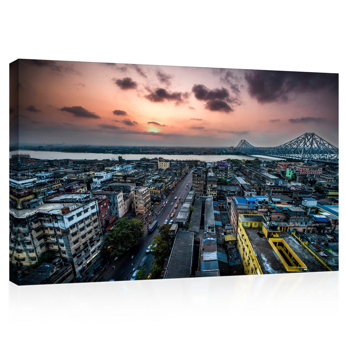 Canvas Print - Calcutta Cityscape #E0292