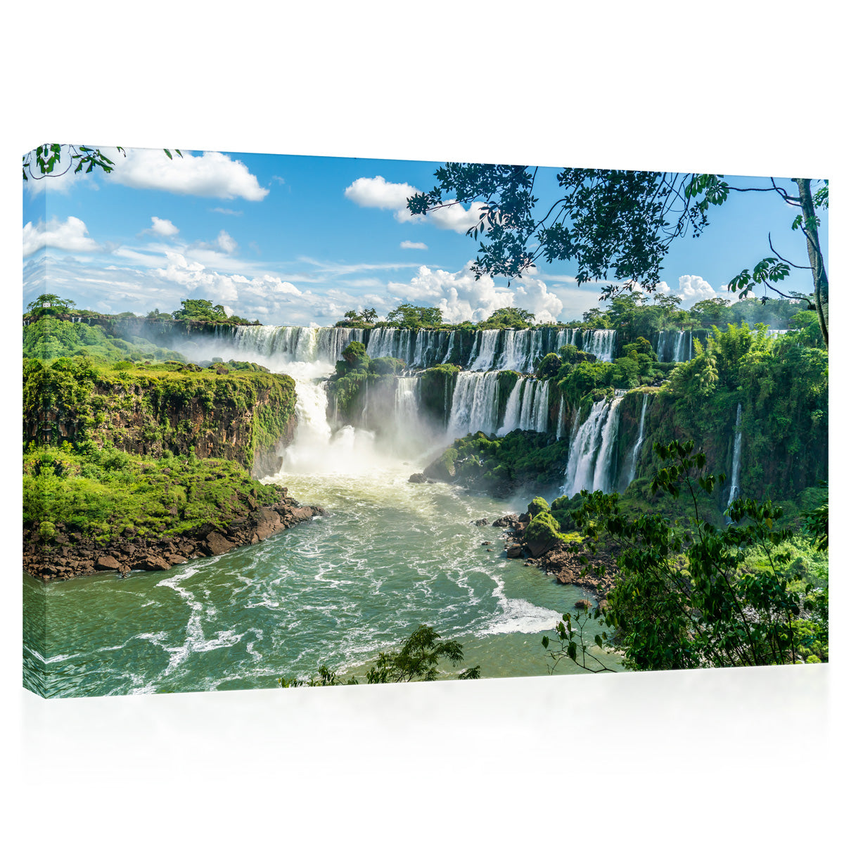 Canvas Print -  Iguazu Waterfall, Argentinian National Park, South America #E0570