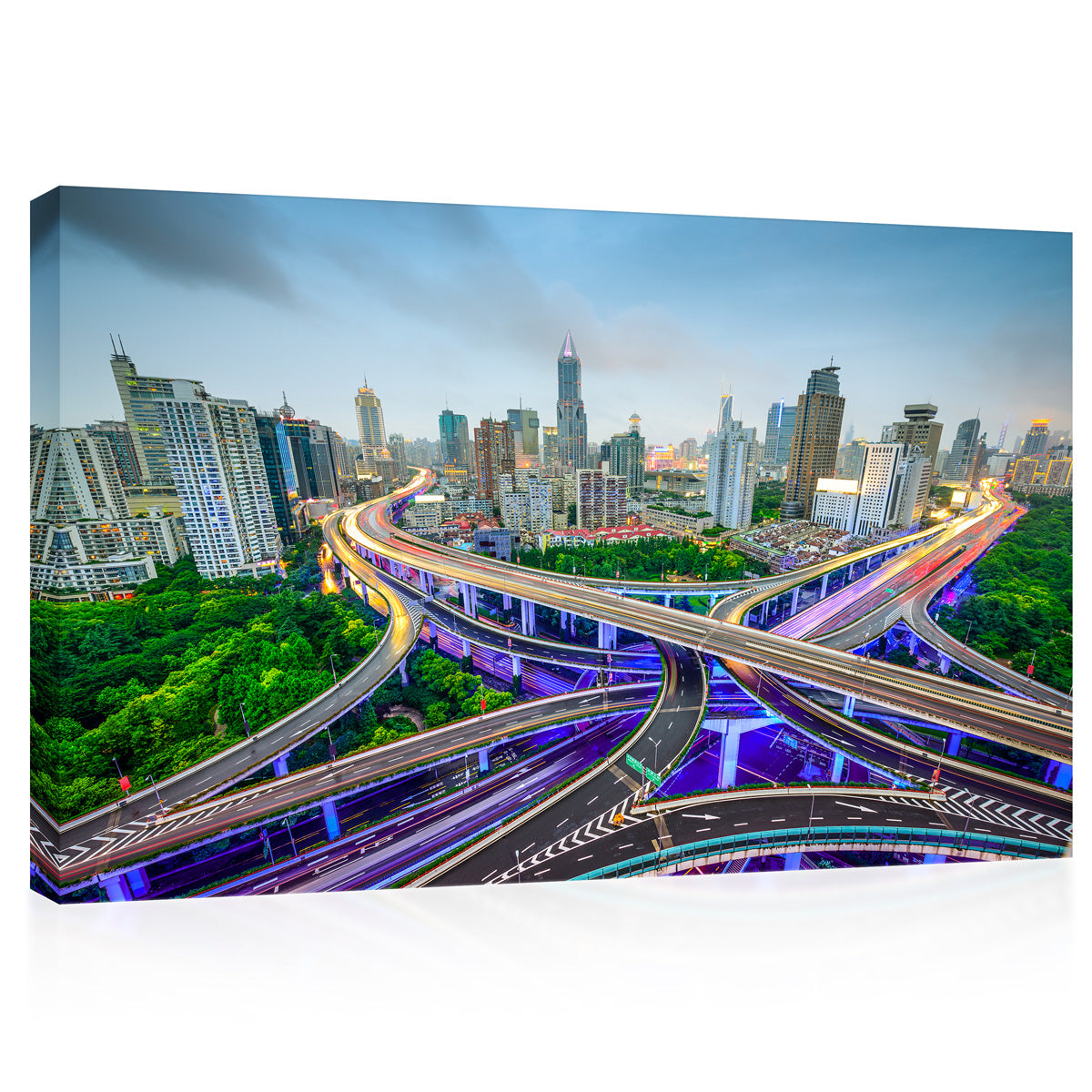 Canvas Print - Shanghai Skyline ، China #E0473