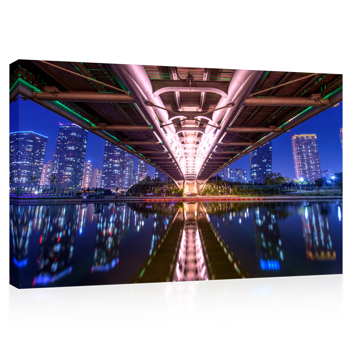 Canvas Print -  Central Park Bridge In Incheon, South Korea #E0443