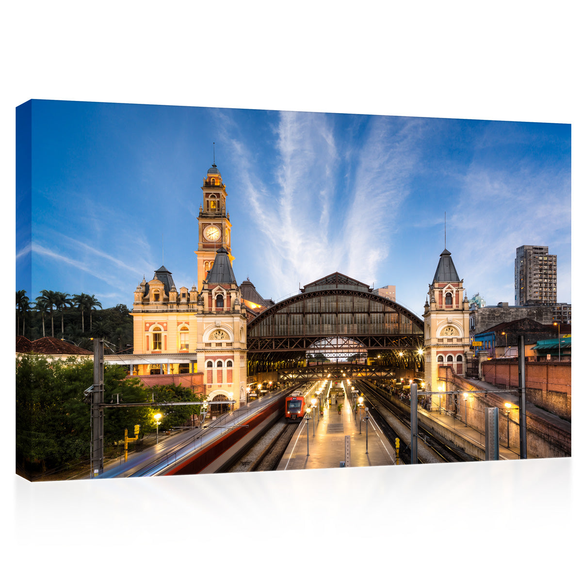 Canvas Print -  Luz Train Station, San Paulo, Brazil #E0378