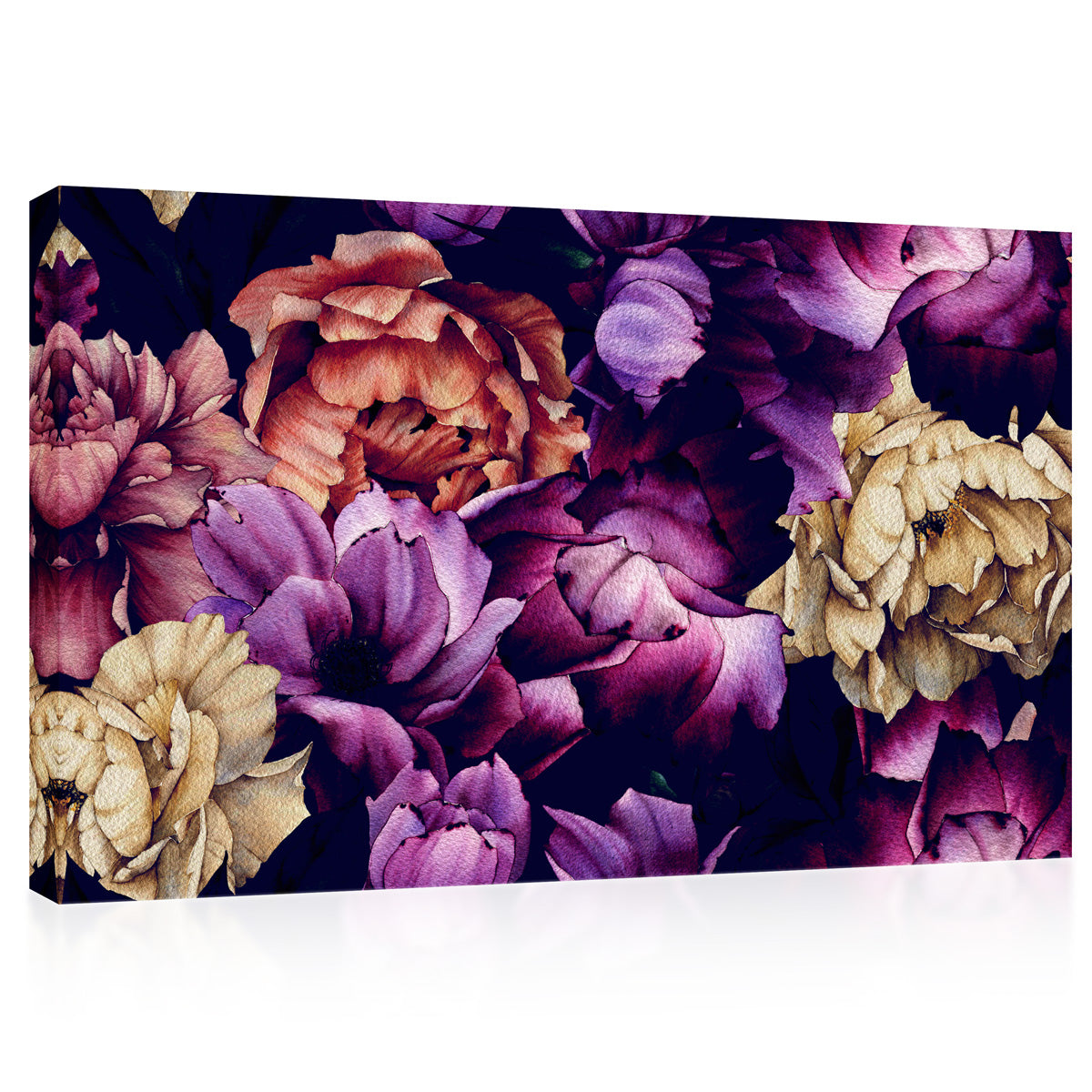 Canvas Print -  Colorful Flowers #E0846