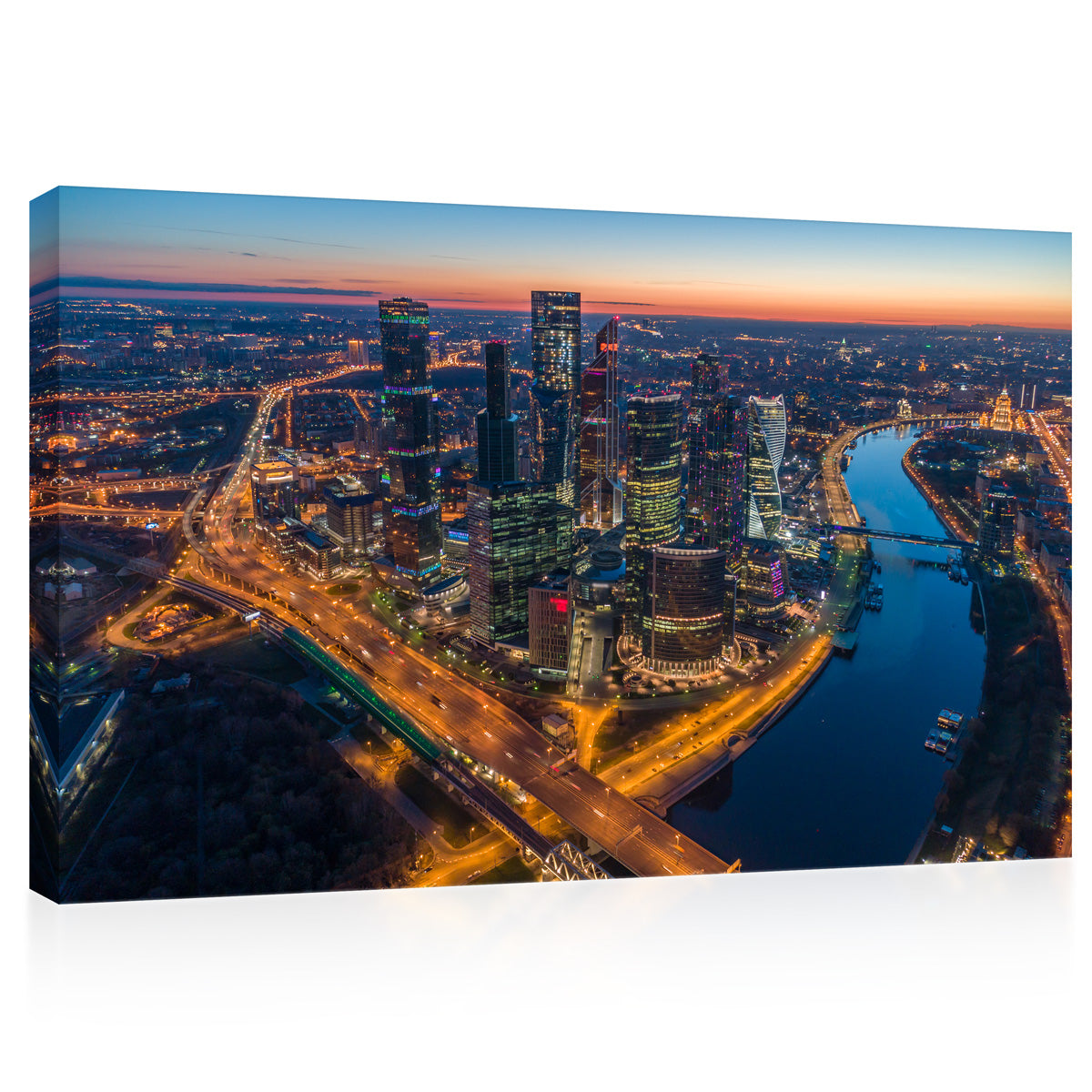 Canvas Print - Moscow City International Business Center #E0323