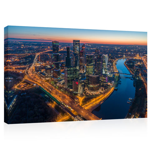 Canvas Print -  Moscow City International Business Center #E0323