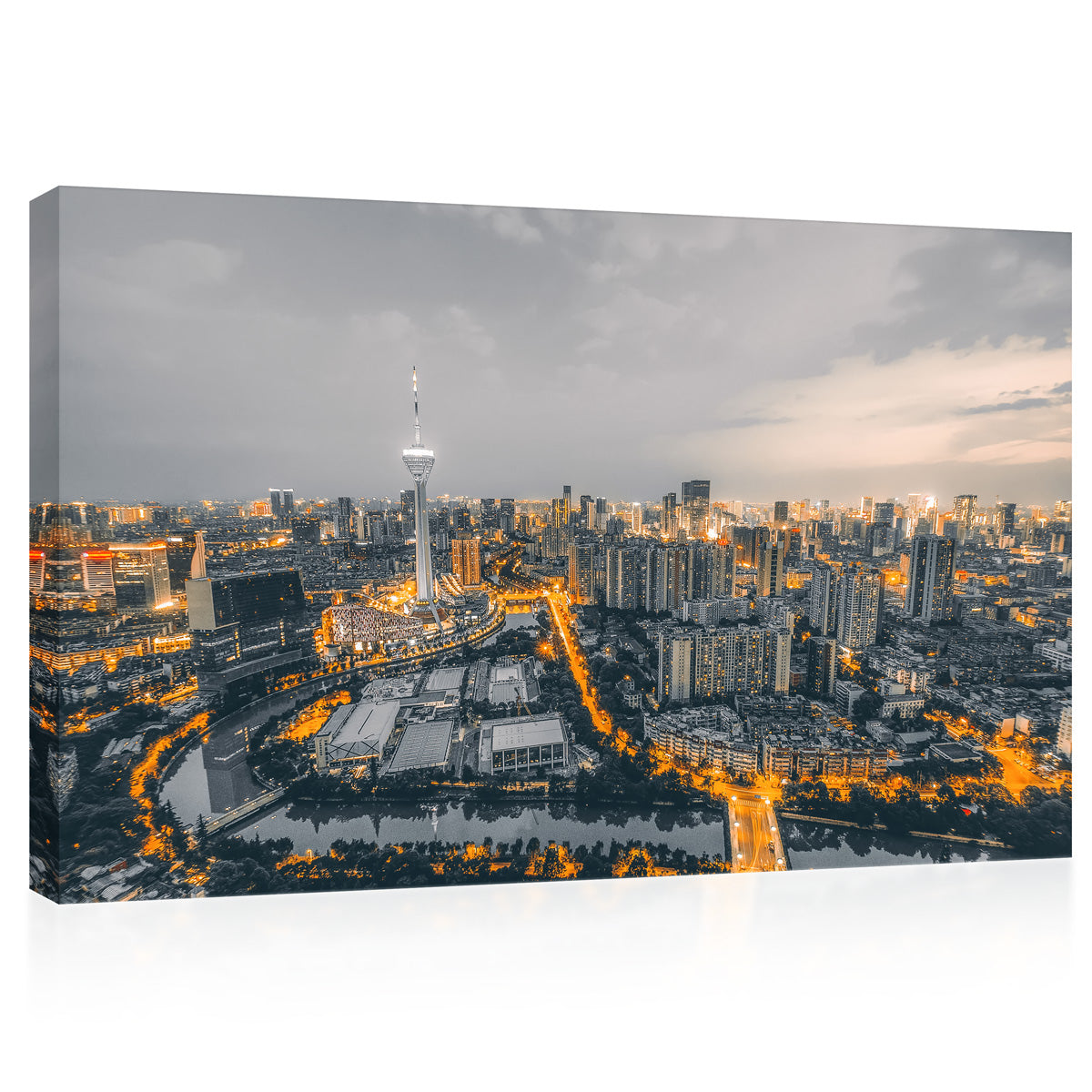 Canvas Print -Cheng Reading Ti لتهدئة برج #E0327