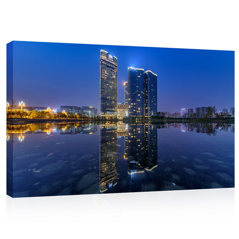 Impression sur toile - Gratte-ciel Chengdu Yintai #E0332