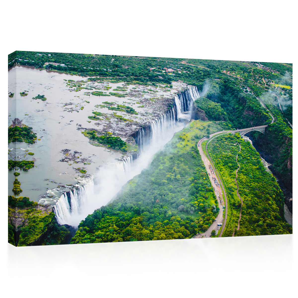 Canvas Print - Victoria Waterfall ، Zambia #E0560