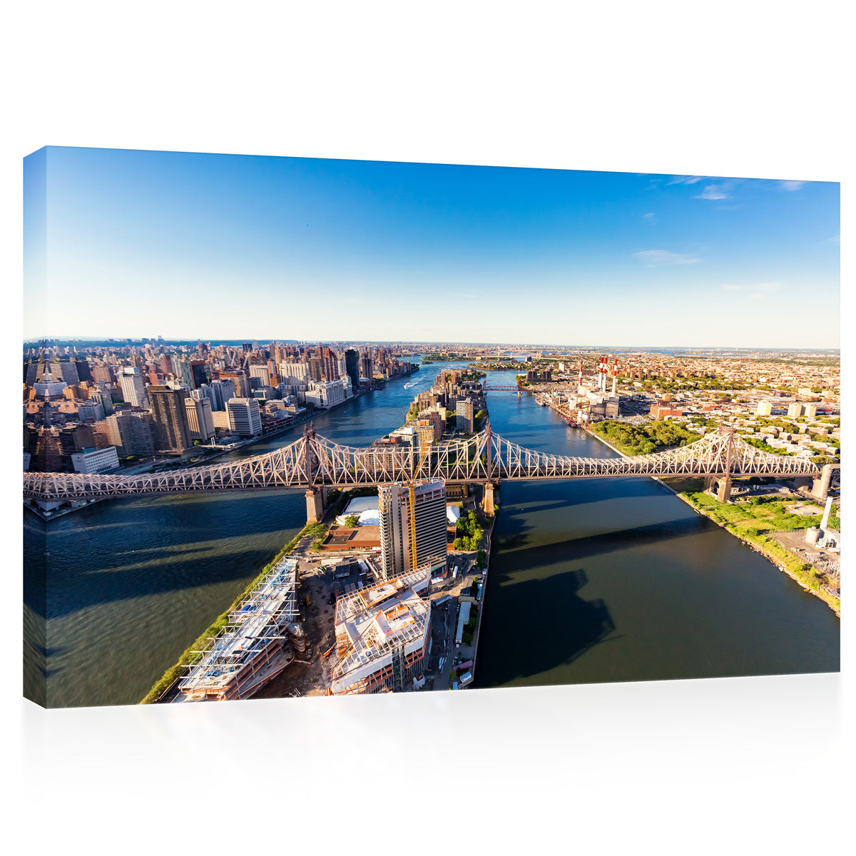 Canvas Print -  Panorama Of The Ed Koch Queensboro Bridge, New York #E0398