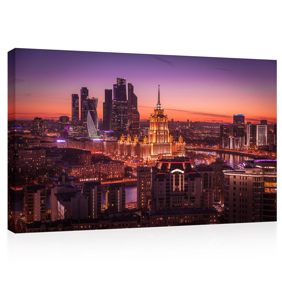 Impression sur toile - Skyline de Moscou #E0321