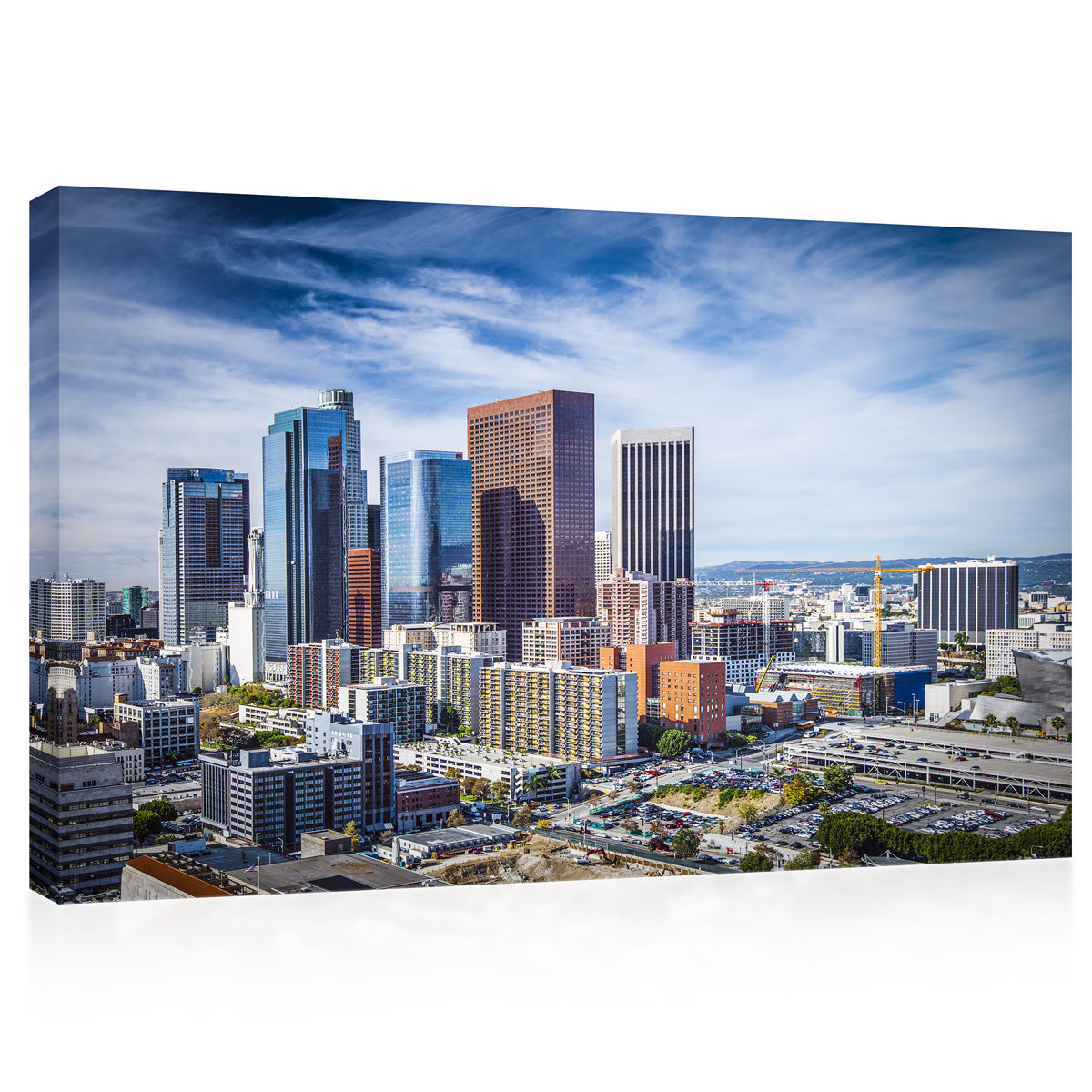 Impression sur toile - Los Angeles Skyline, Californie #E0339