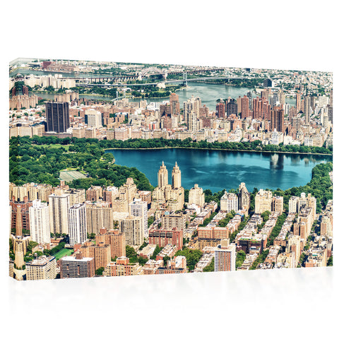 Canvas Print -  Manhattan Skyscrapers And Central Park, New York #E0393