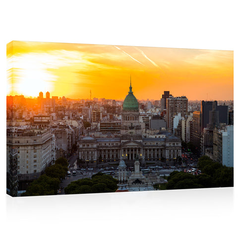 Canvas Print - National Congress Building of Buenos Aires #E0263