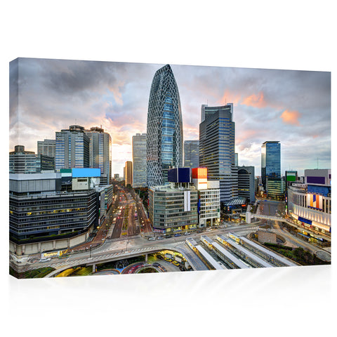 Canvas Print - Shinjuku Ward Skyline ، طوكيو ، اليابان #E0486