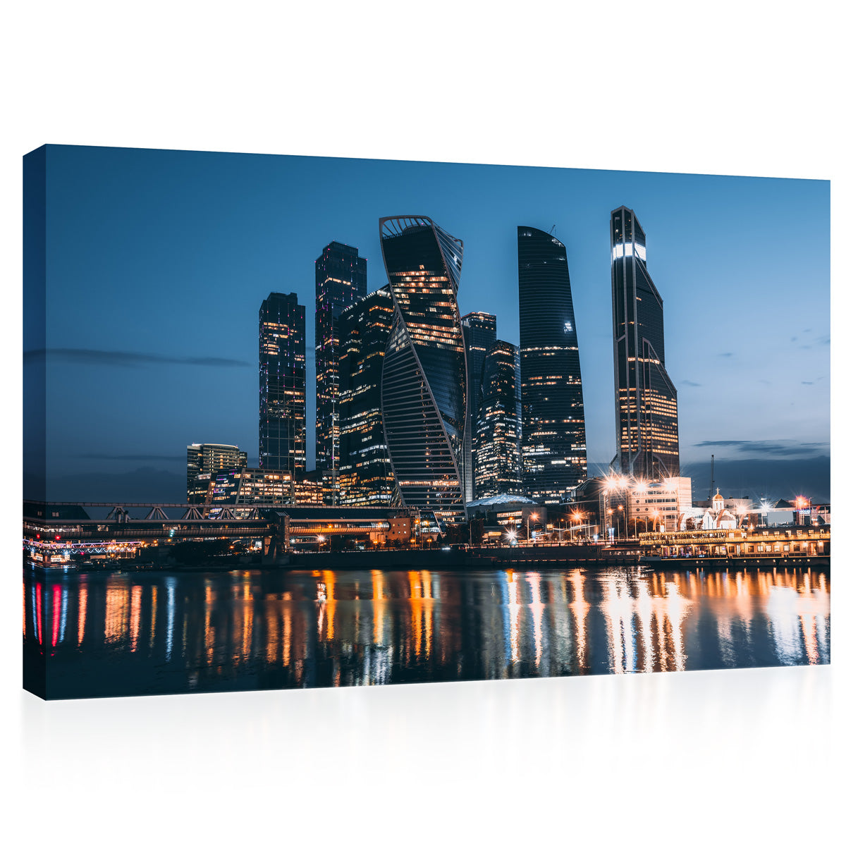 Canvas Print -  Business Center Of Moscow City #E0322