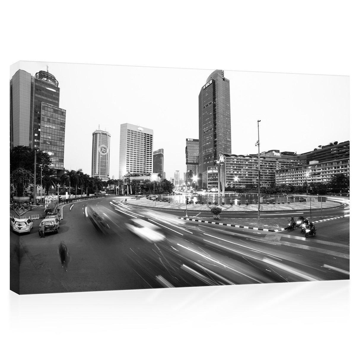 Canvas Print -  Jakarta Cityscape, Indonesia #E0458