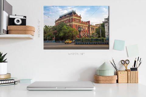 Canvas Print -  Writer's Building, Kolkata Cityscape, India. #E0288