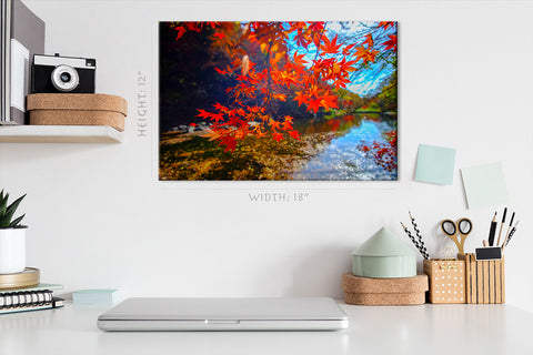 Canvas Print -  Colorful Autumn Tree #E0878