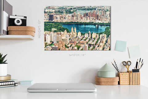 Canvas Print -  Manhattan Skyscrapers And Central Park, New York #E0393