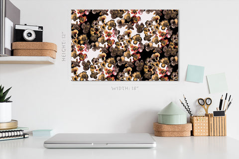 Canvas Print -  Wild Flowers, Watercolor Painting #E0847