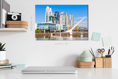 Impression sur toile - Quartier Puerto Madero de Buenos Aires #E0259