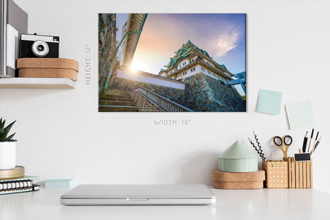 Canvas Print -Nagoya Castle Skyline＃E0206