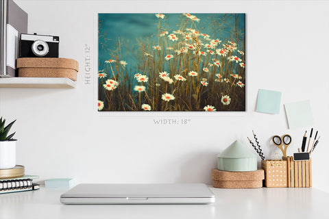 Canvas Print -  Daises Flowers #E0855