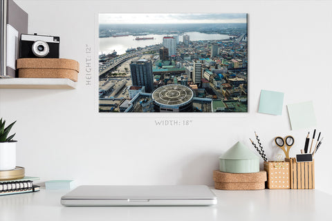 Canvas Print - Lagos Island Cityscape ، Nigeria #E0366