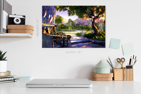 Canvas Print -  Park At Spring #E0871