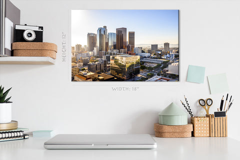 Impression sur toile - Los Angeles Skyline, Californie #E0348